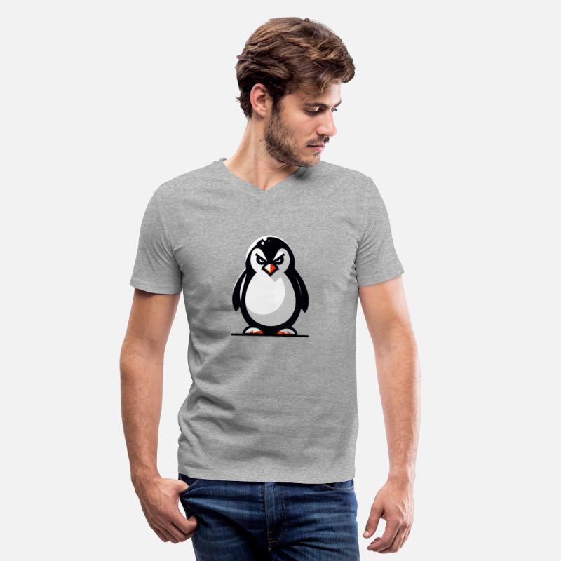 Evil Penguin with Bad Look