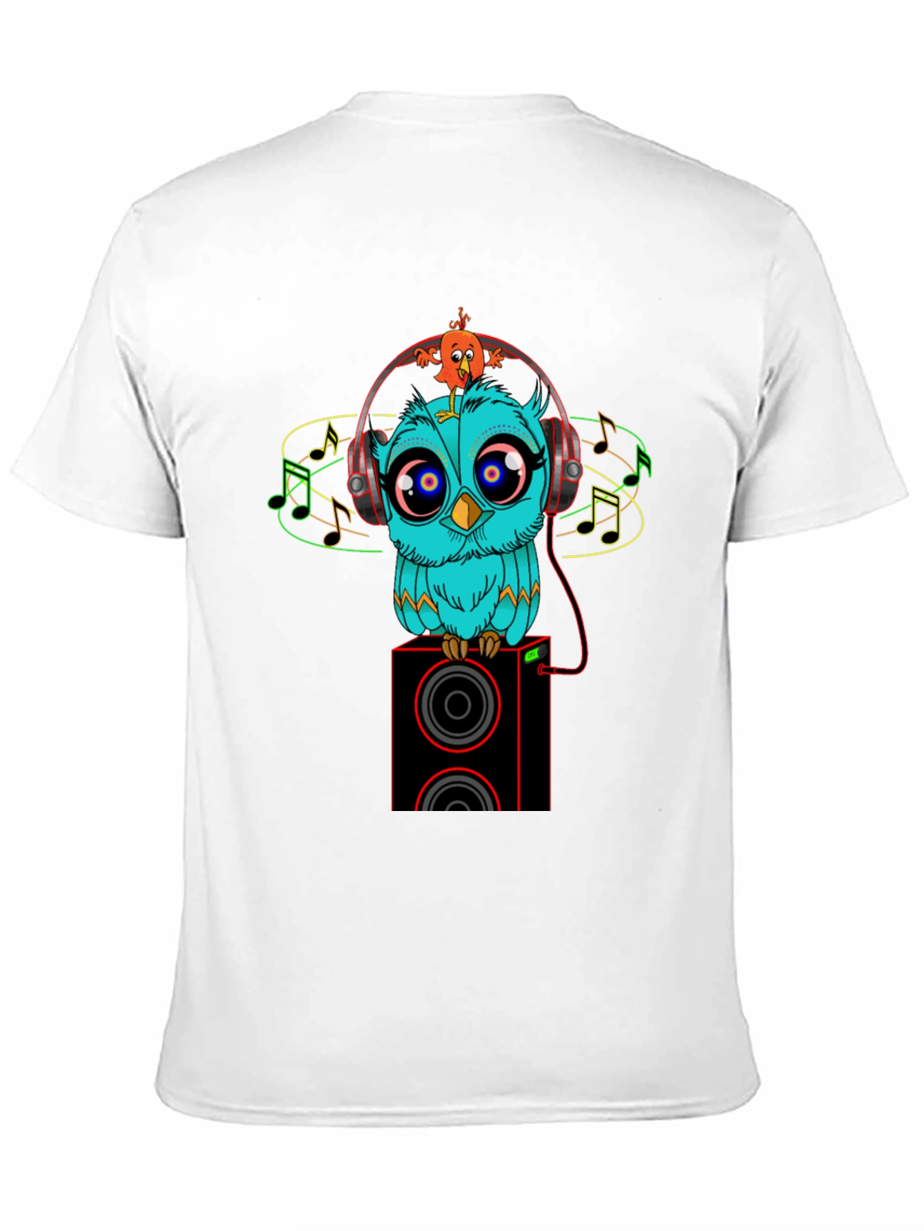 Owl & Bird DJ Graphic Tee