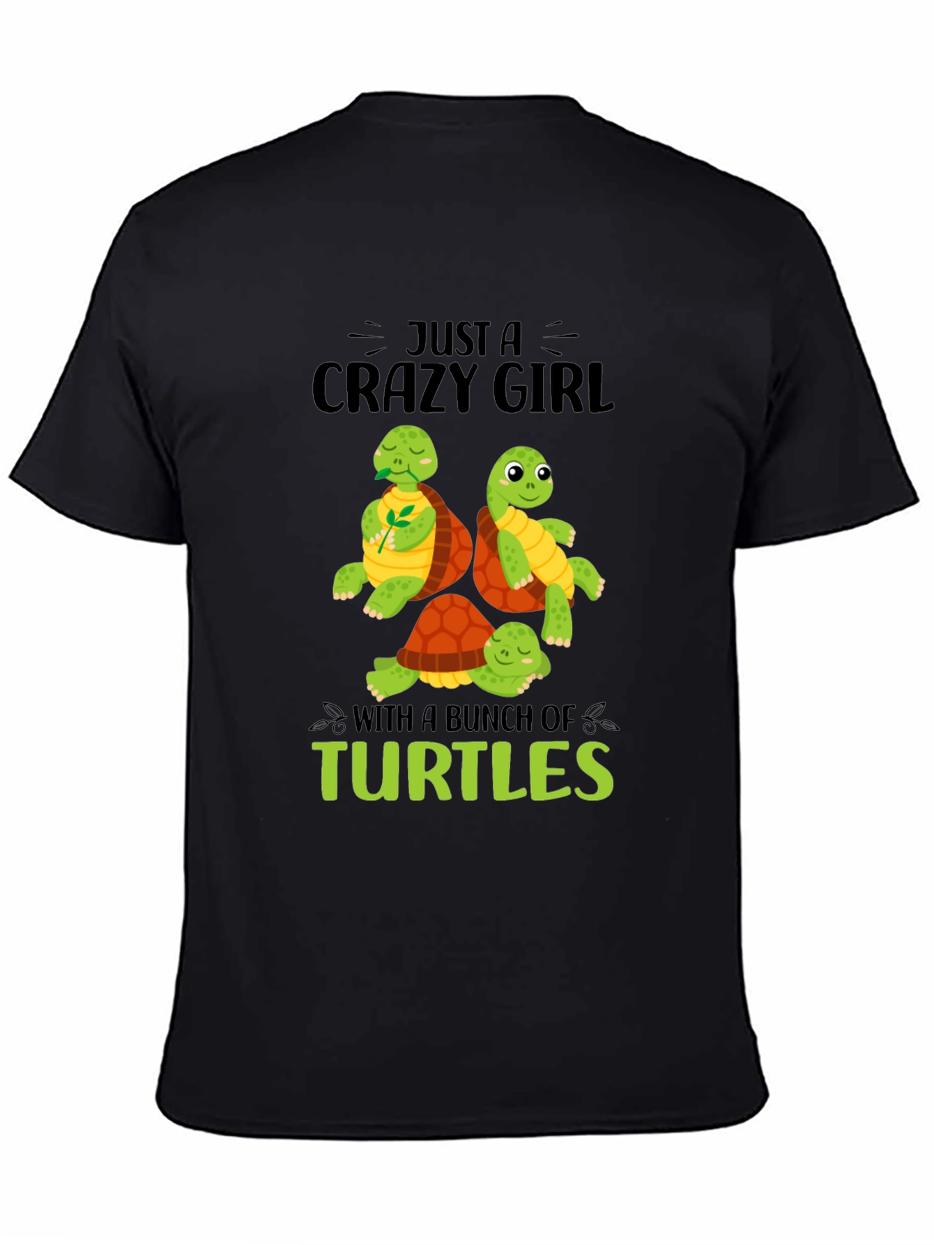 Crazy Turtle Girl T-Shirt