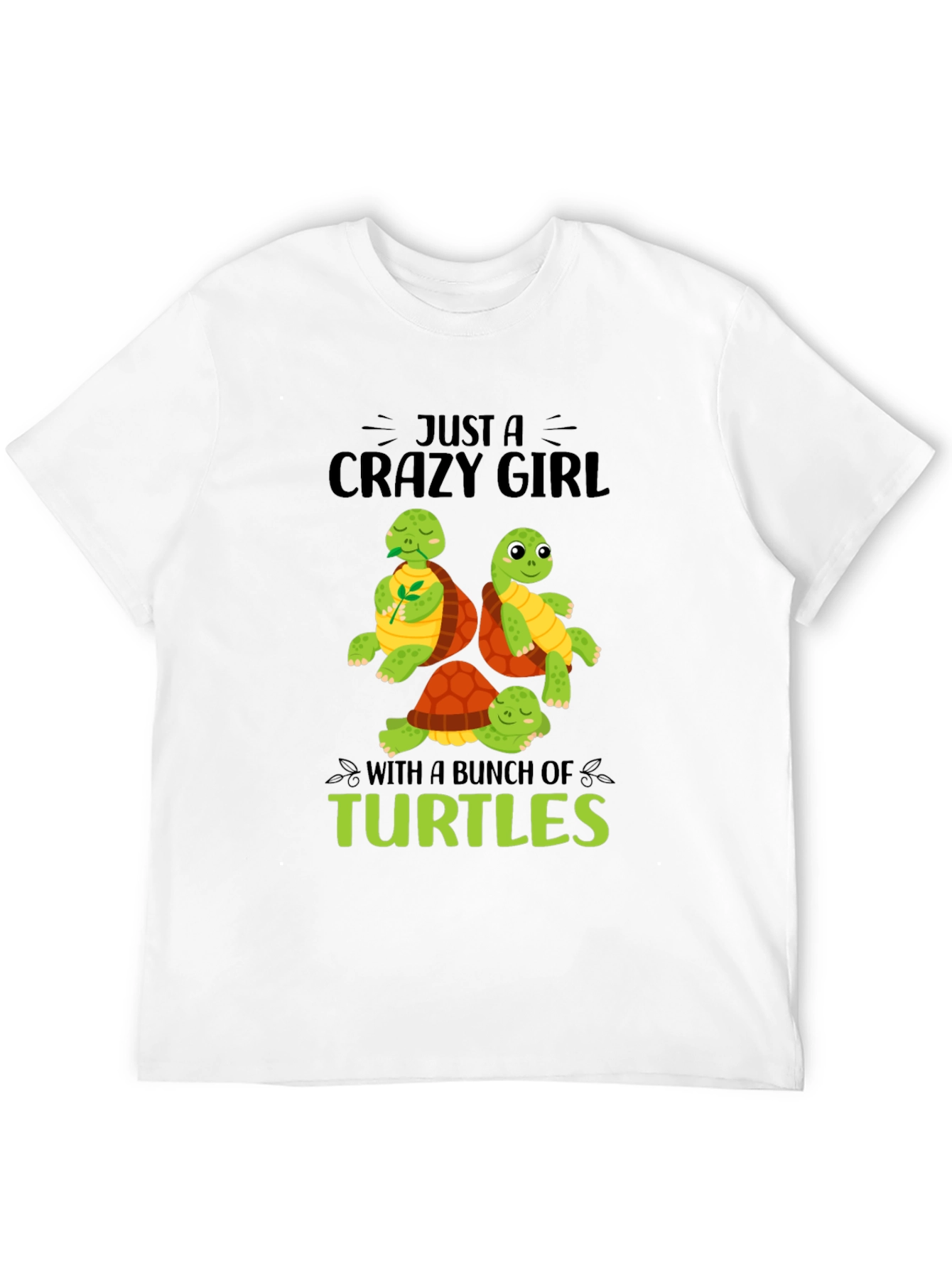 Crazy Turtle Girl T-Shirt