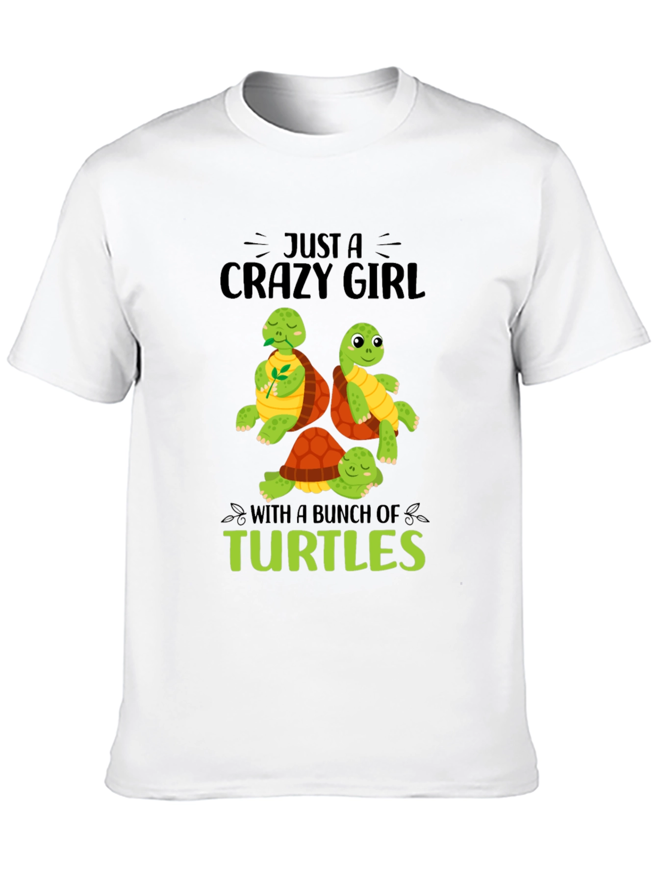Crazy Turtle Girl T-Shirt