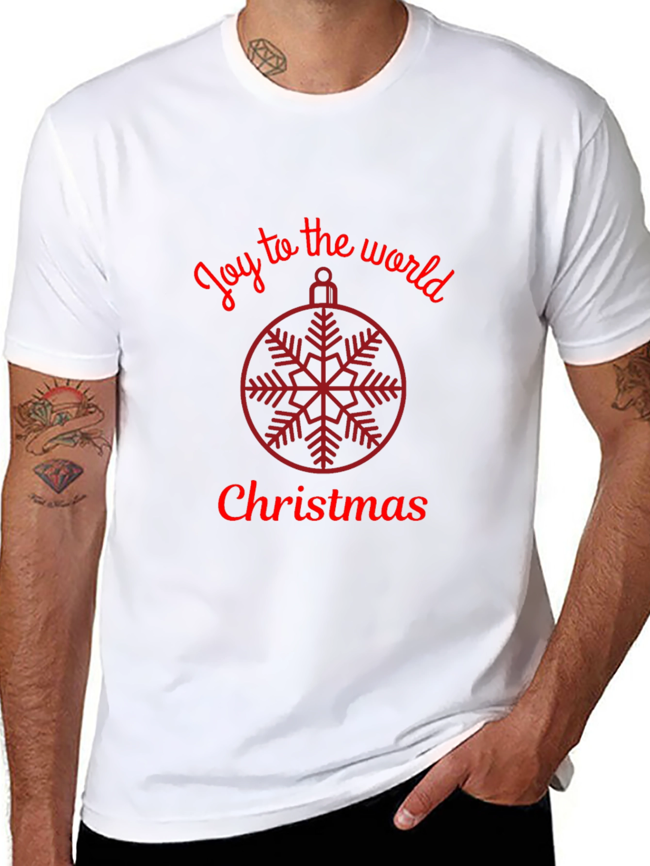 Joy to the World Christmas Graphic Tee