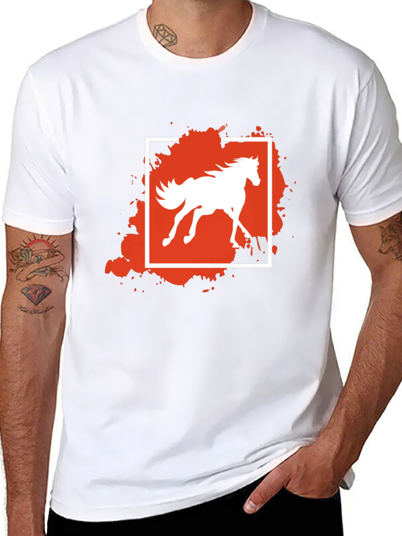Horse Graphic T-Shirt - Stylish & Unique Design