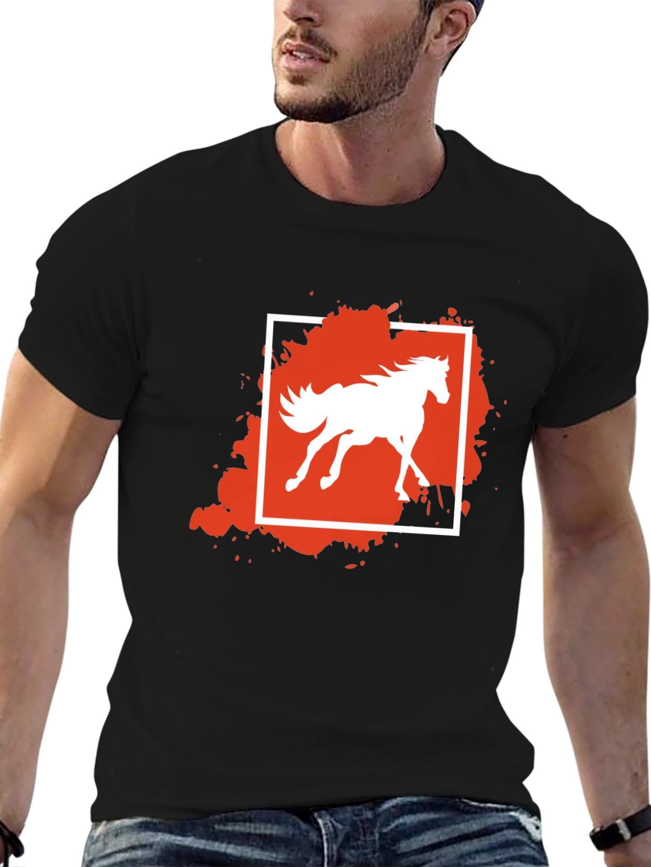Horse Graphic T-Shirt - Stylish & Unique Design