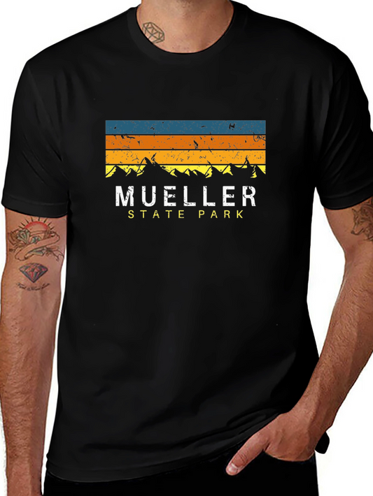 Mueller State Park T-Shirt: Mountain Retro Style