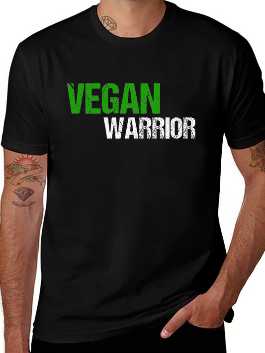 Vegan Warrior Graphic Tee - Black