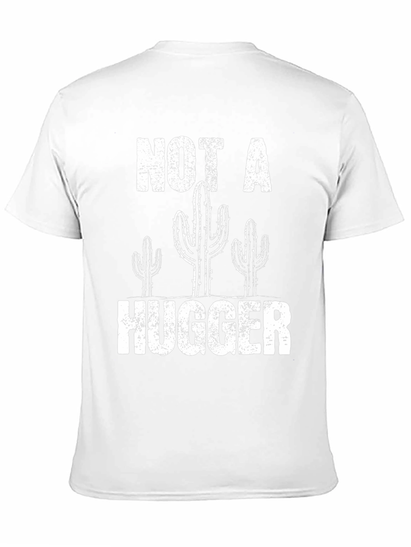 Not A Hugger Cactus Graphic T-Shirt