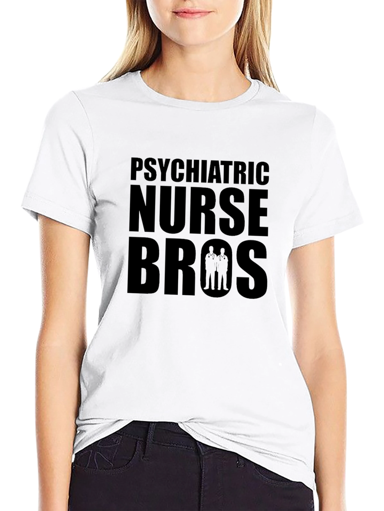 Psychiatric Nurse Bros Graphic T-Shirt