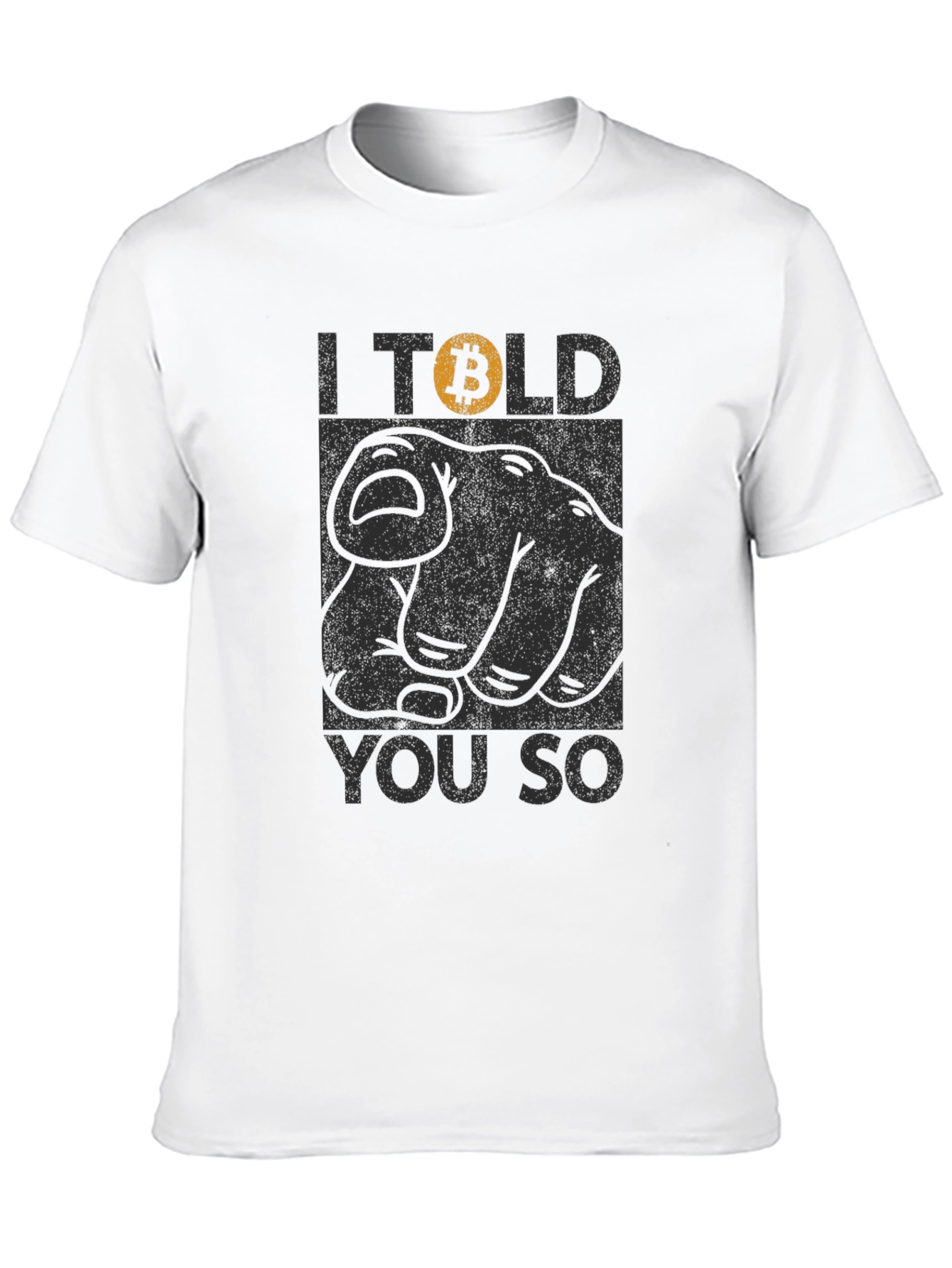 Bitcoin I Told You So Black T-Shirt