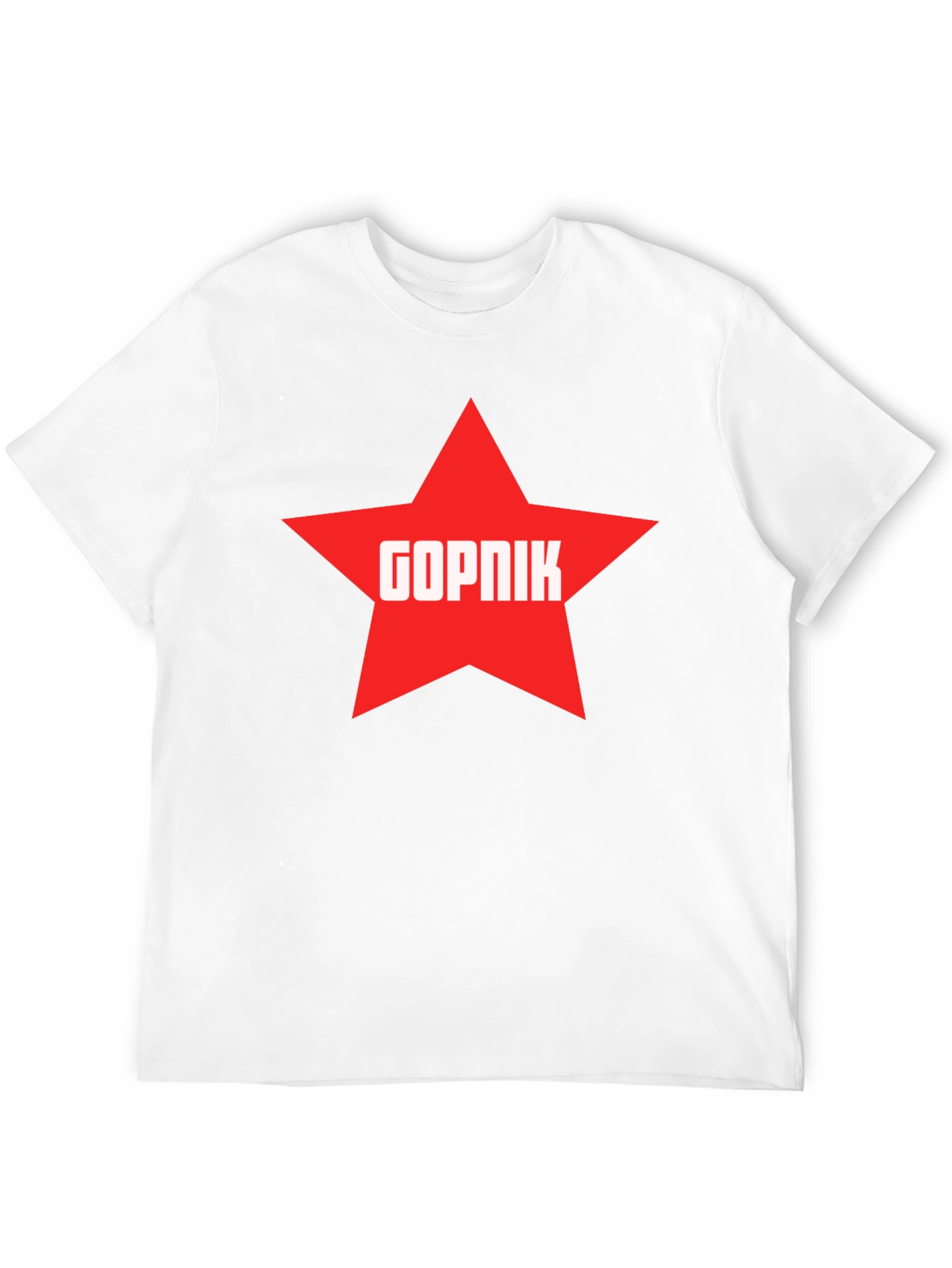 Gopnik Star T-Shirt - Black