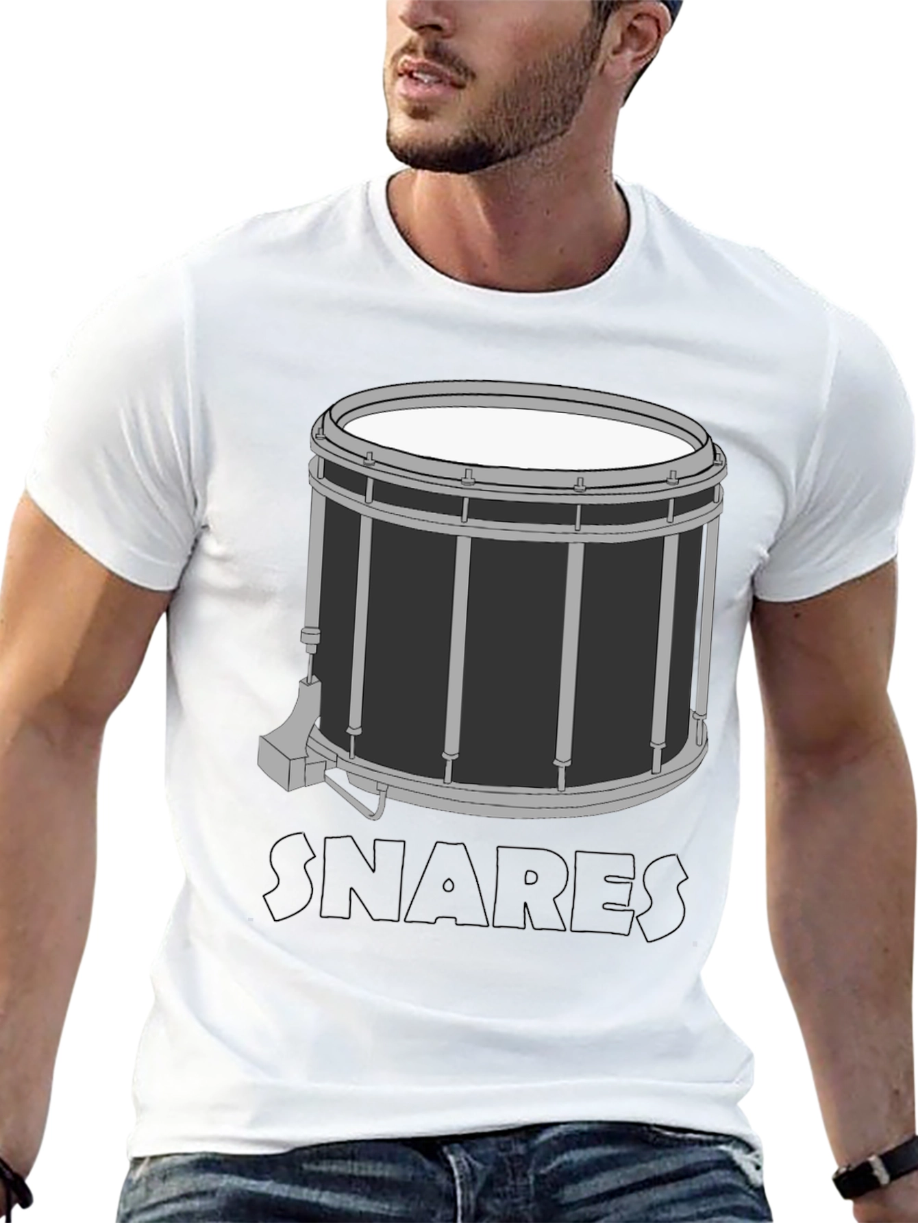 Snare Drum Graphic T-Shirt - Music Lovers Tee