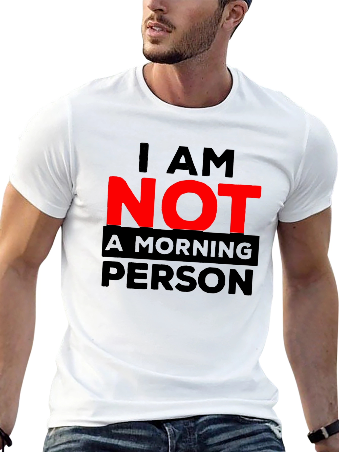 I AM NOT A MORNING PERSON Graphic Tee