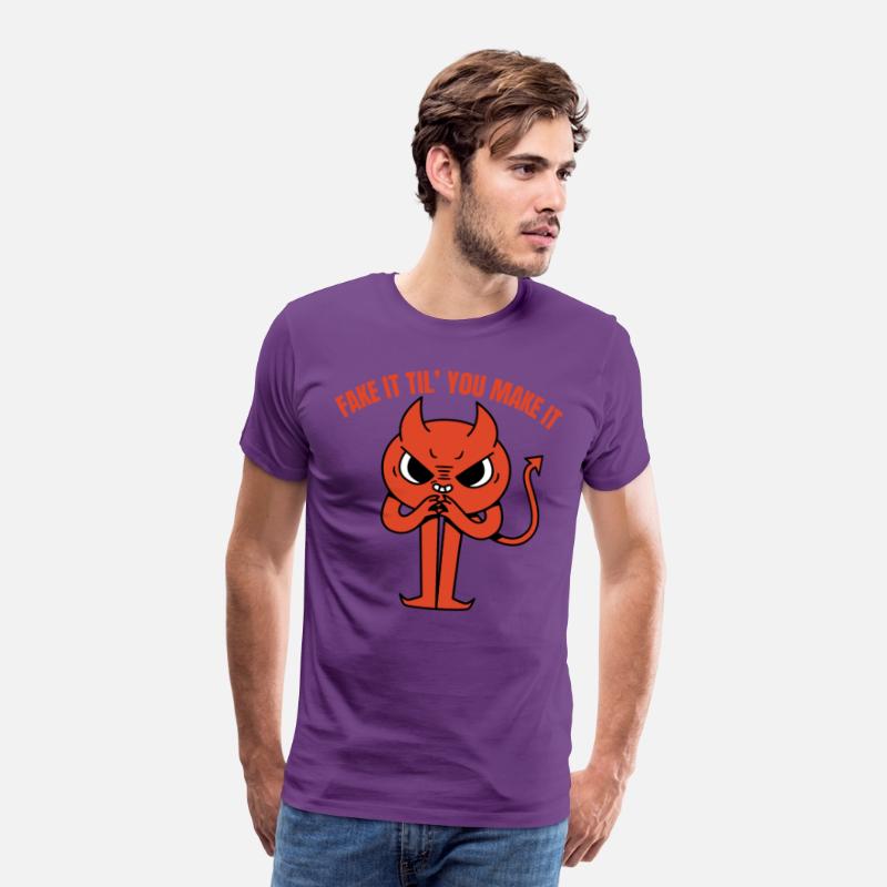 Fake It Till You Make It Satan Devil 666 Funny