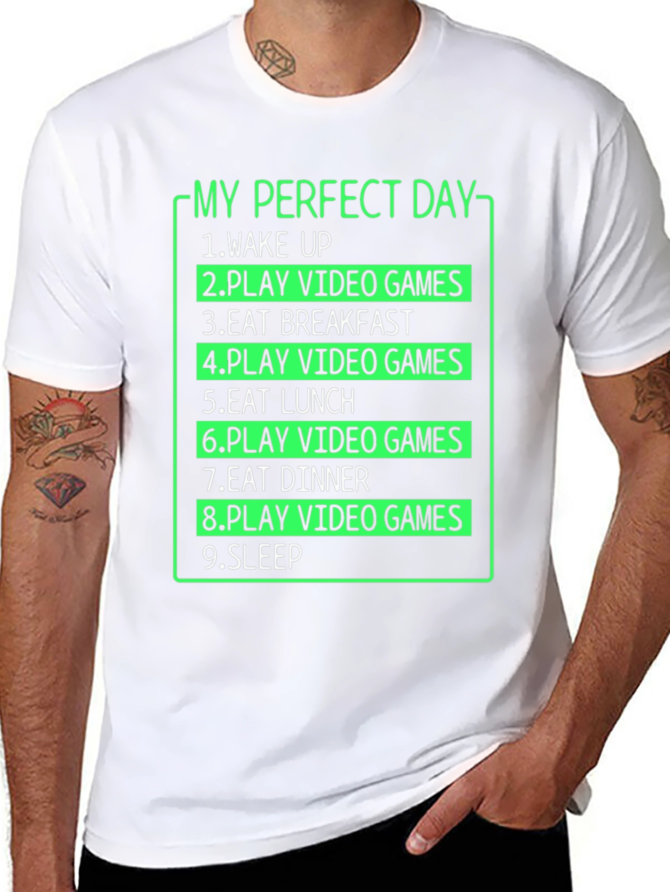My Perfect Day Gamer T-Shirt