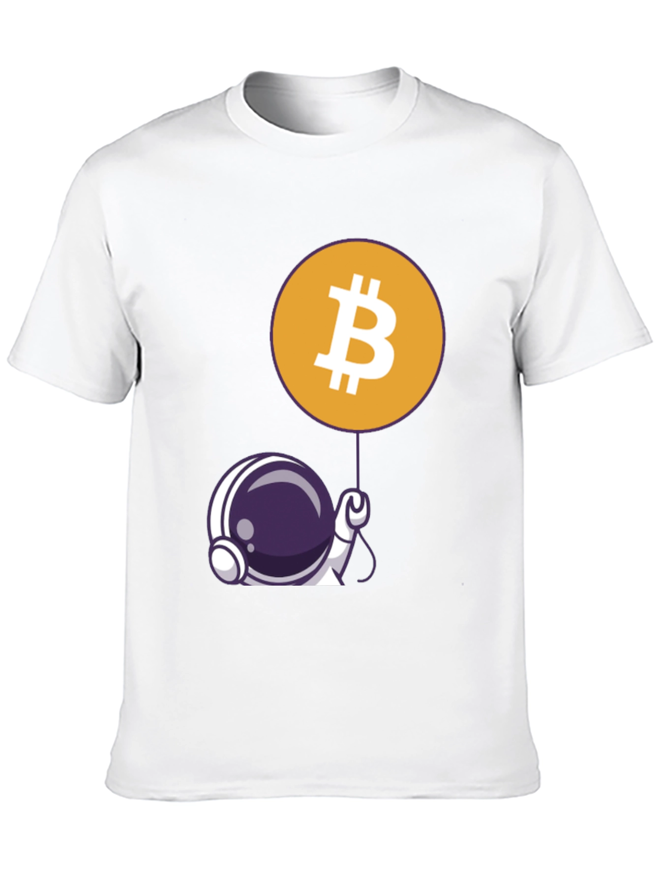 Bitcoin Astronaut Graphic Tee - Crypto T-Shirt