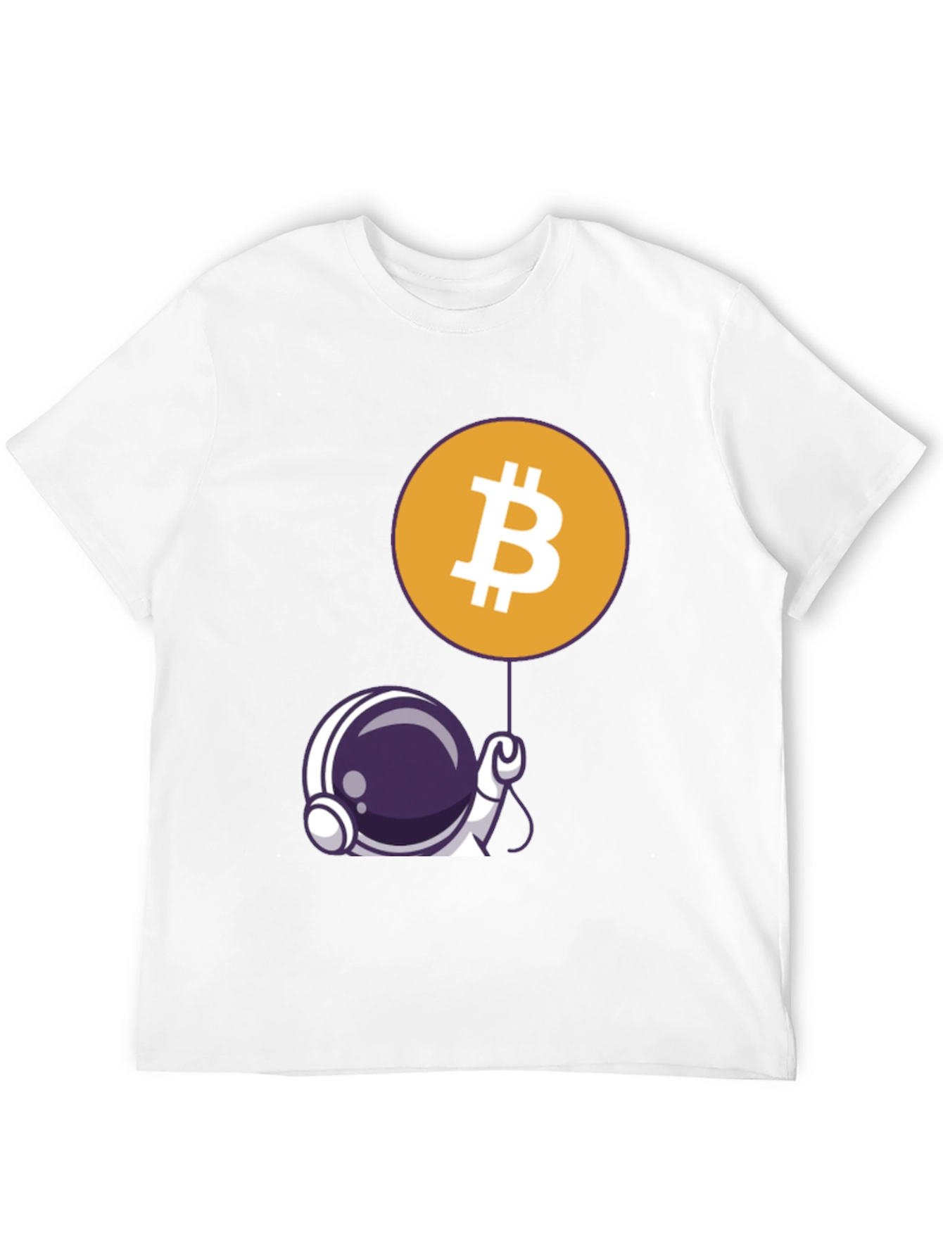 Bitcoin Astronaut Graphic Tee - Crypto T-Shirt