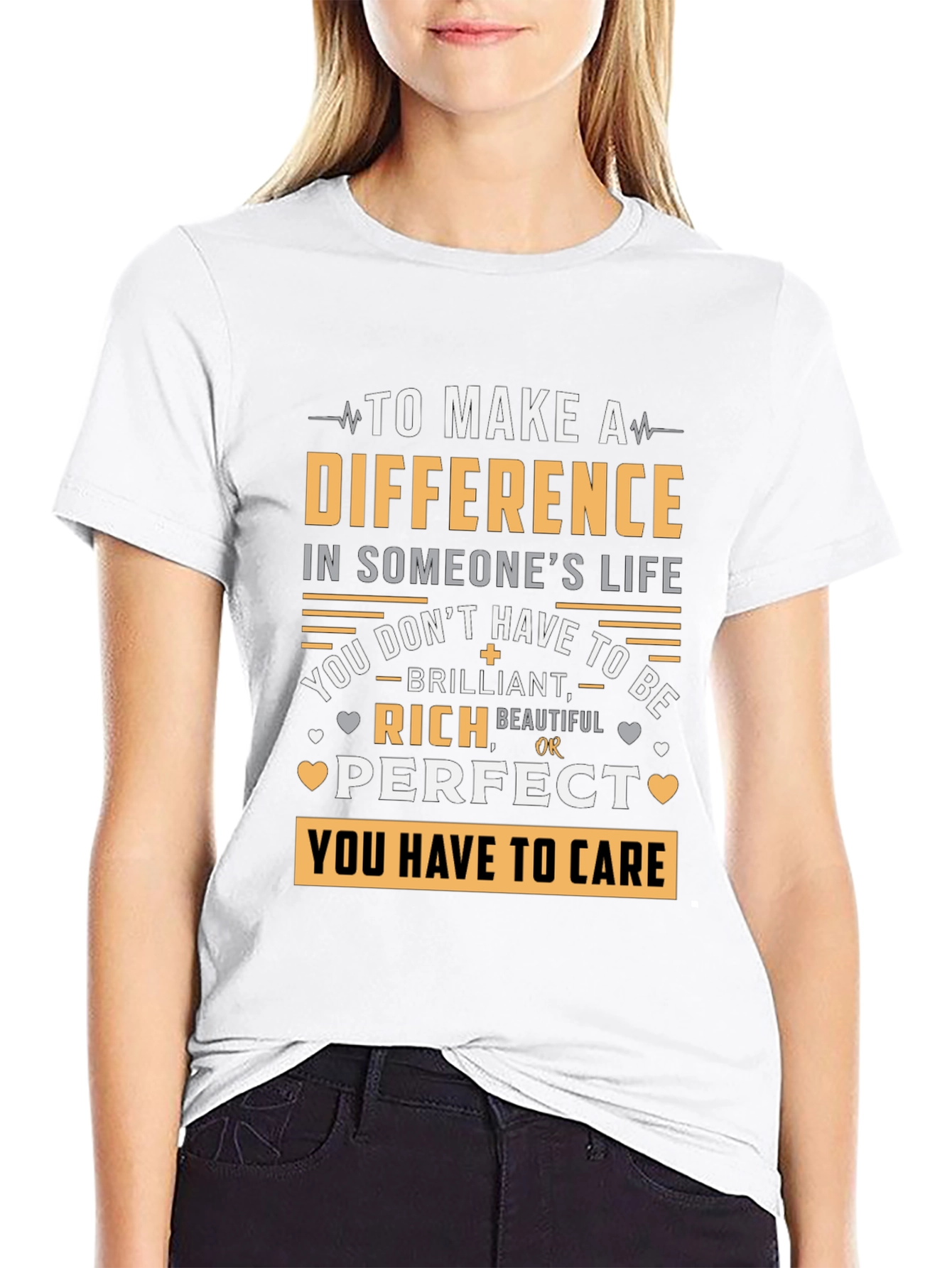 Inspirational Message Graphic T-Shirt