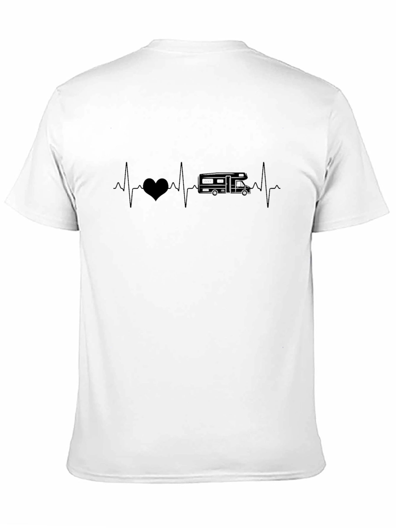 RV Heartbeat T-Shirt - Camping Lover Tee