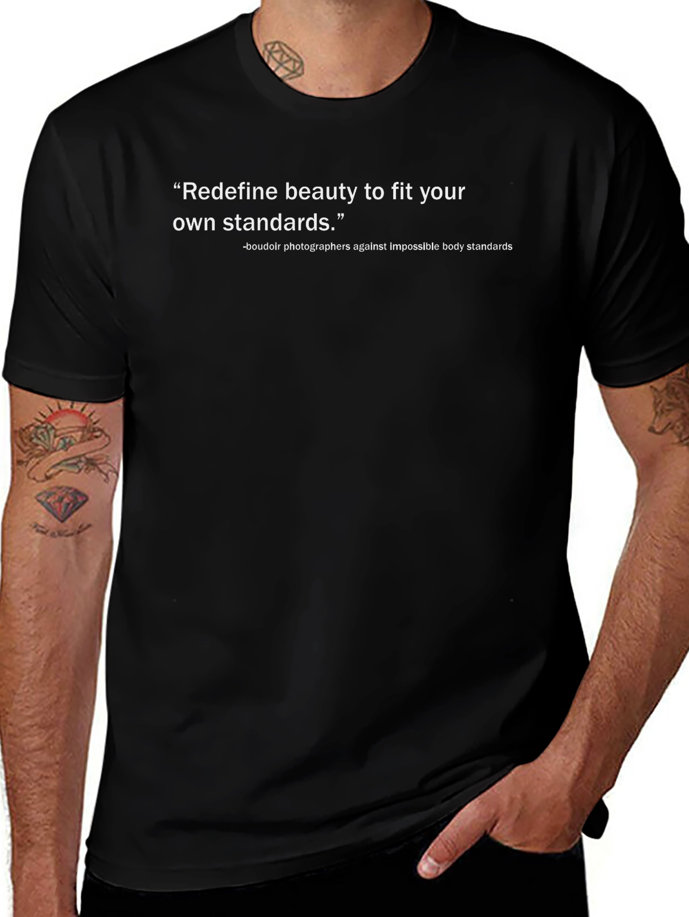 Redefine Beauty Graphic Tee - Body Positivity T-Shirt