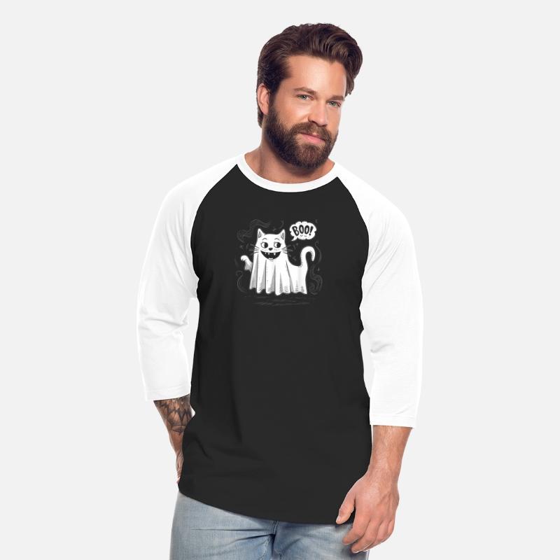 Funny Ghost Cat Boo Halloween Animal Ghost Kitty