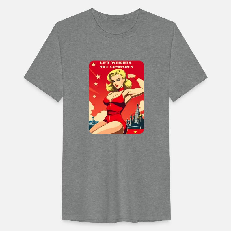 Funny Retro Bodybuilding Soviet Communism Humor