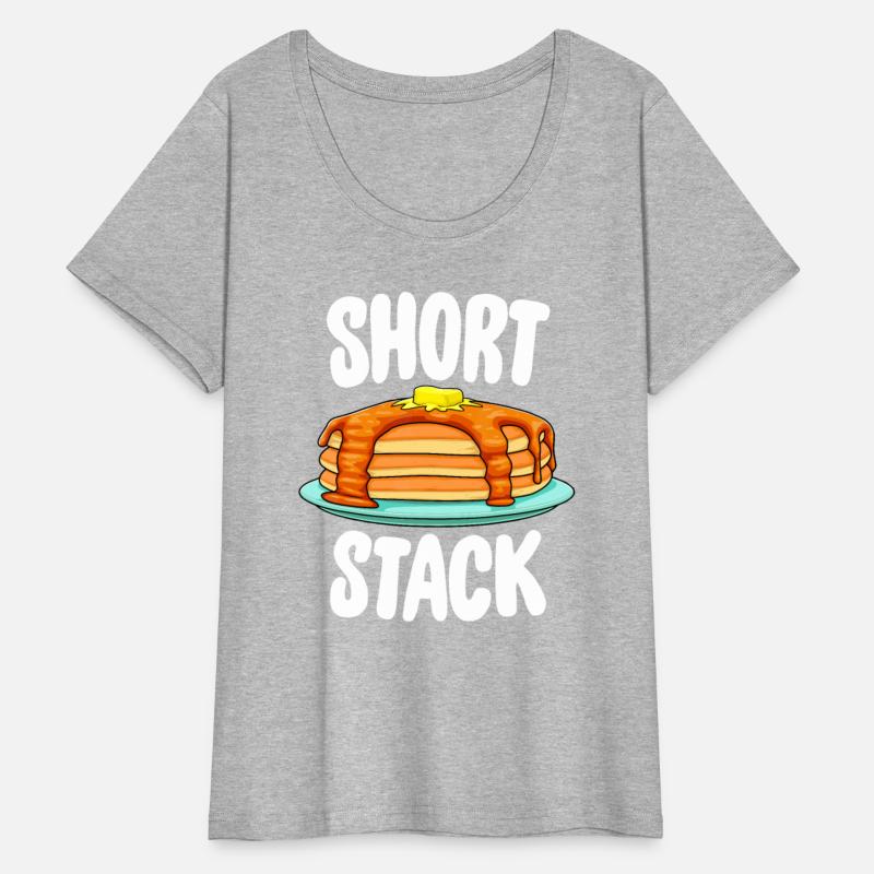 Funny Short Stack Pancake - Foodie Brunch Gifti lo