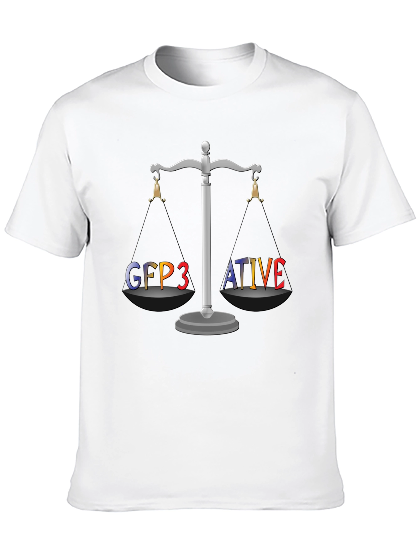 GFP3ATIVE Black Graphic T-Shirt