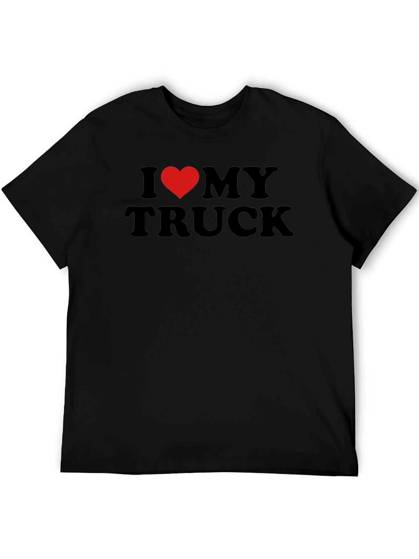 I Heart My Truck Graphic Tee - Black