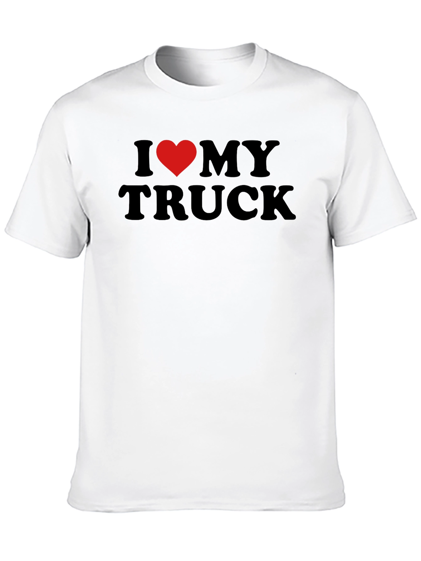 I Heart My Truck Graphic Tee - Black