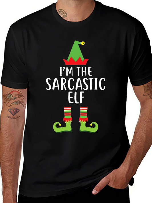 Sarcastic Elf Holiday T-Shirt