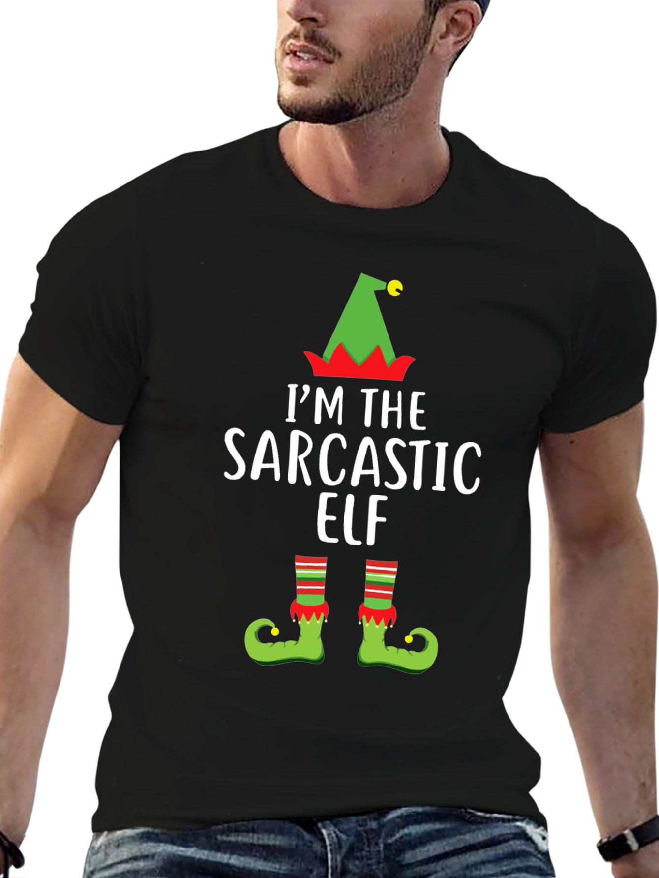 Sarcastic Elf Holiday T-Shirt