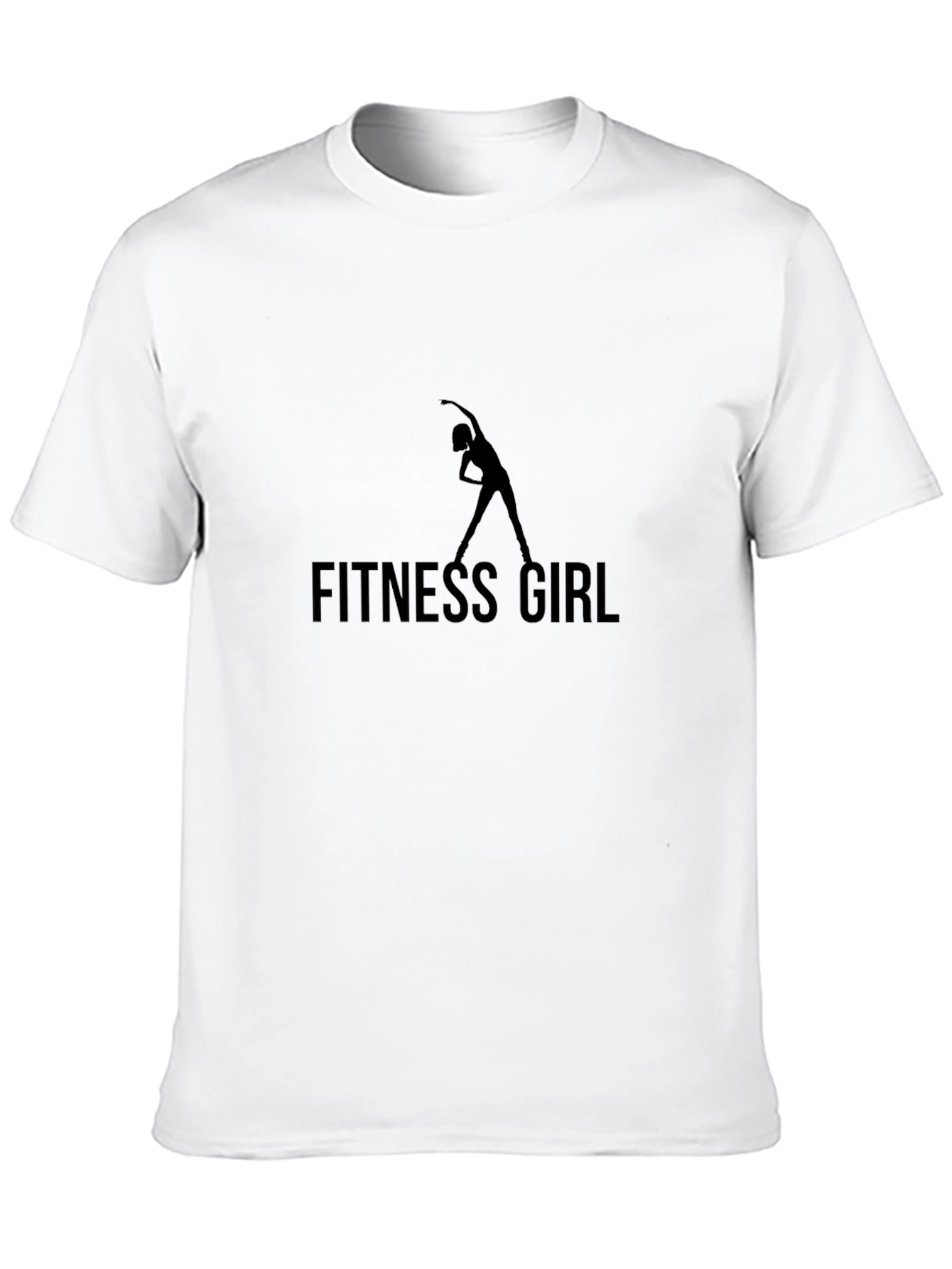 Fitness Girl Black T-Shirt