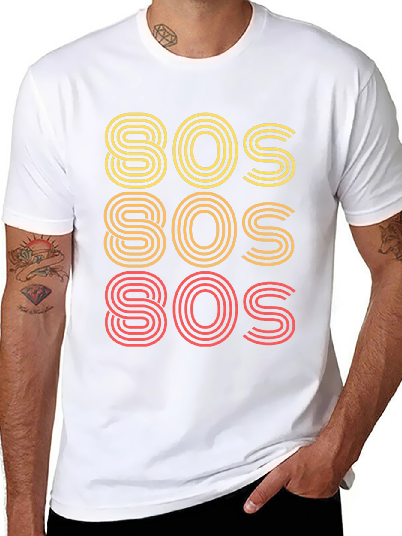 Retro 80s Style Graphic Tee