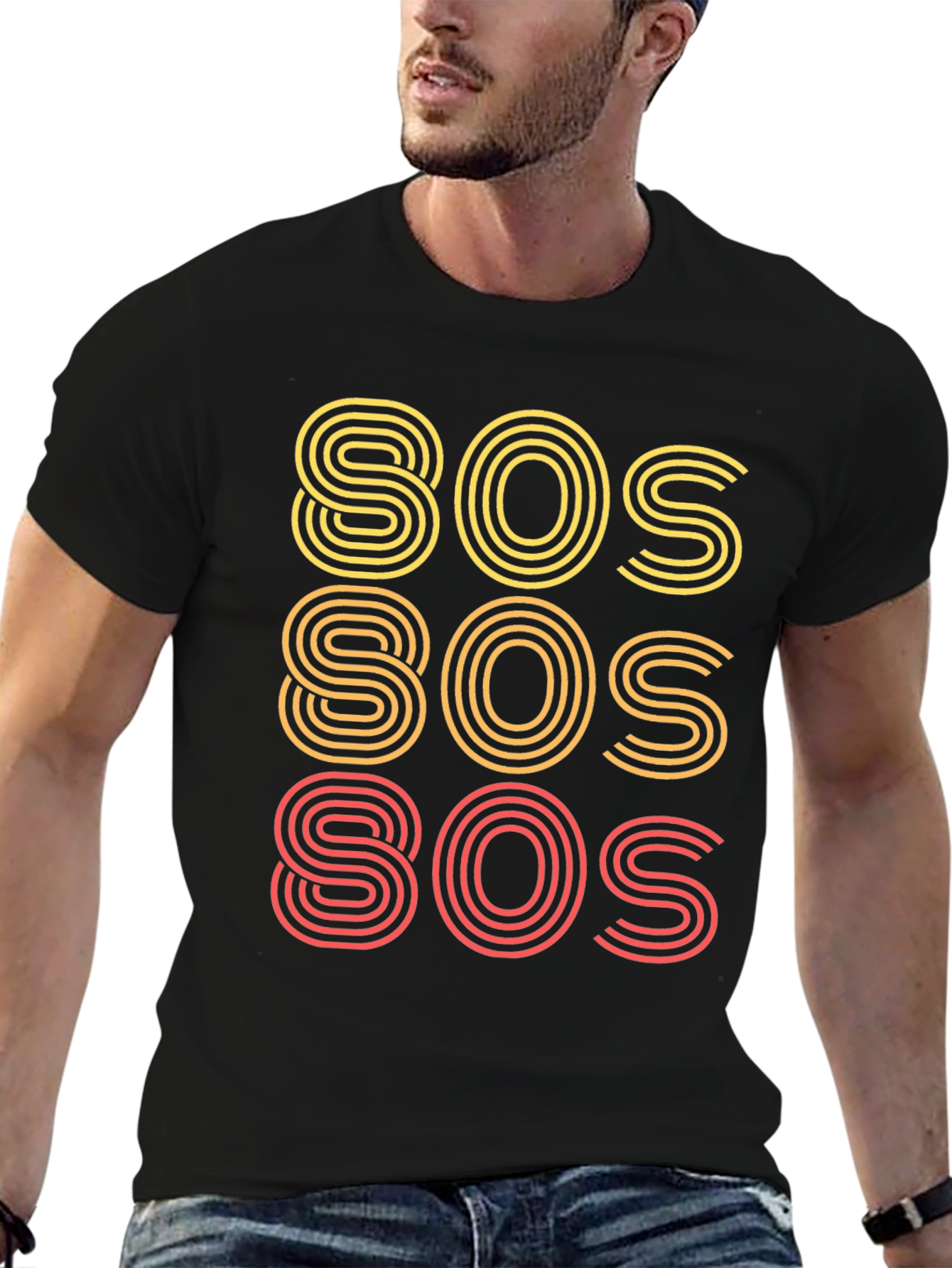 Retro 80s Style Graphic Tee