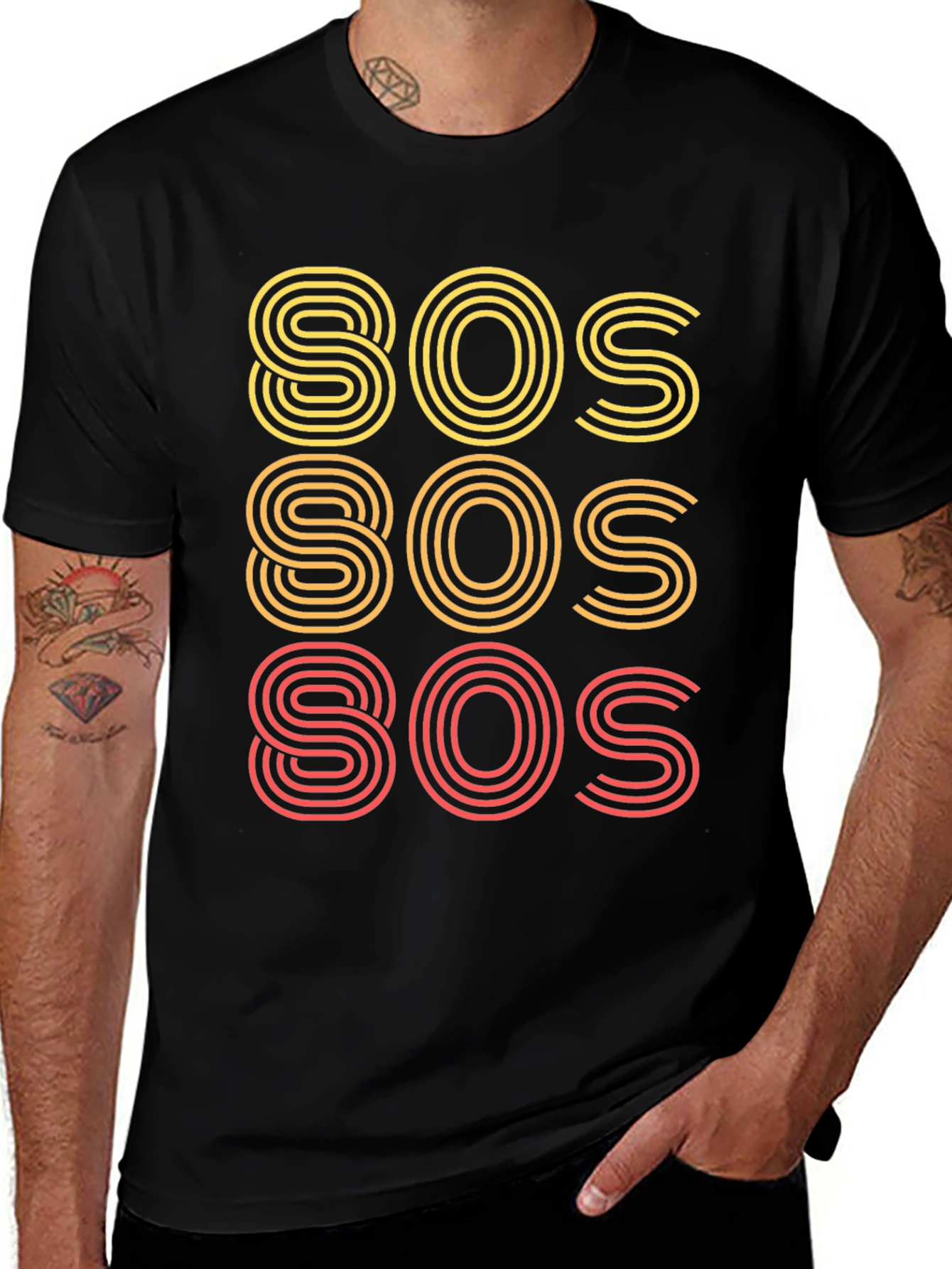 Retro 80s Style Graphic Tee