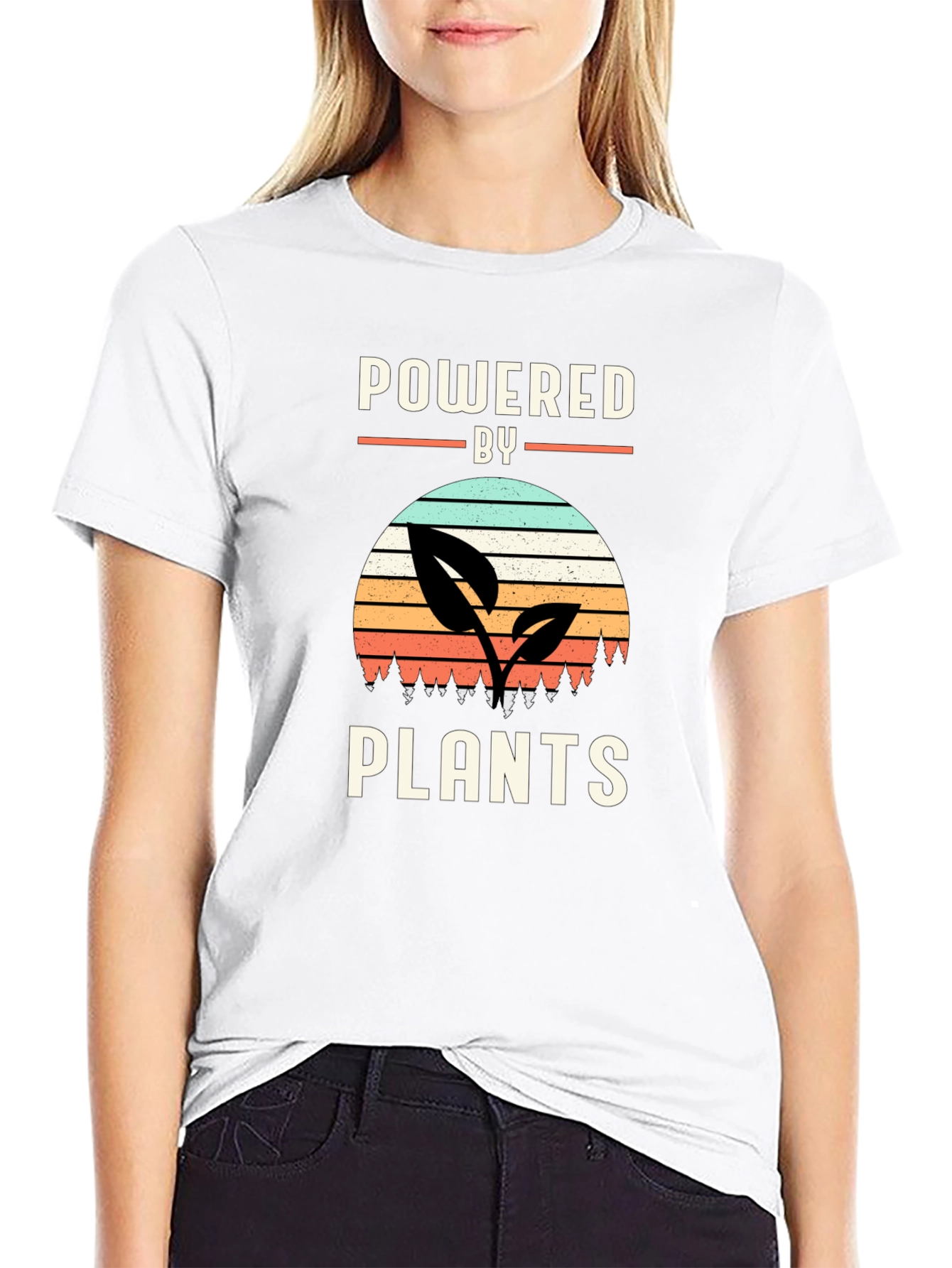 Powered By Plants Graphic Tee