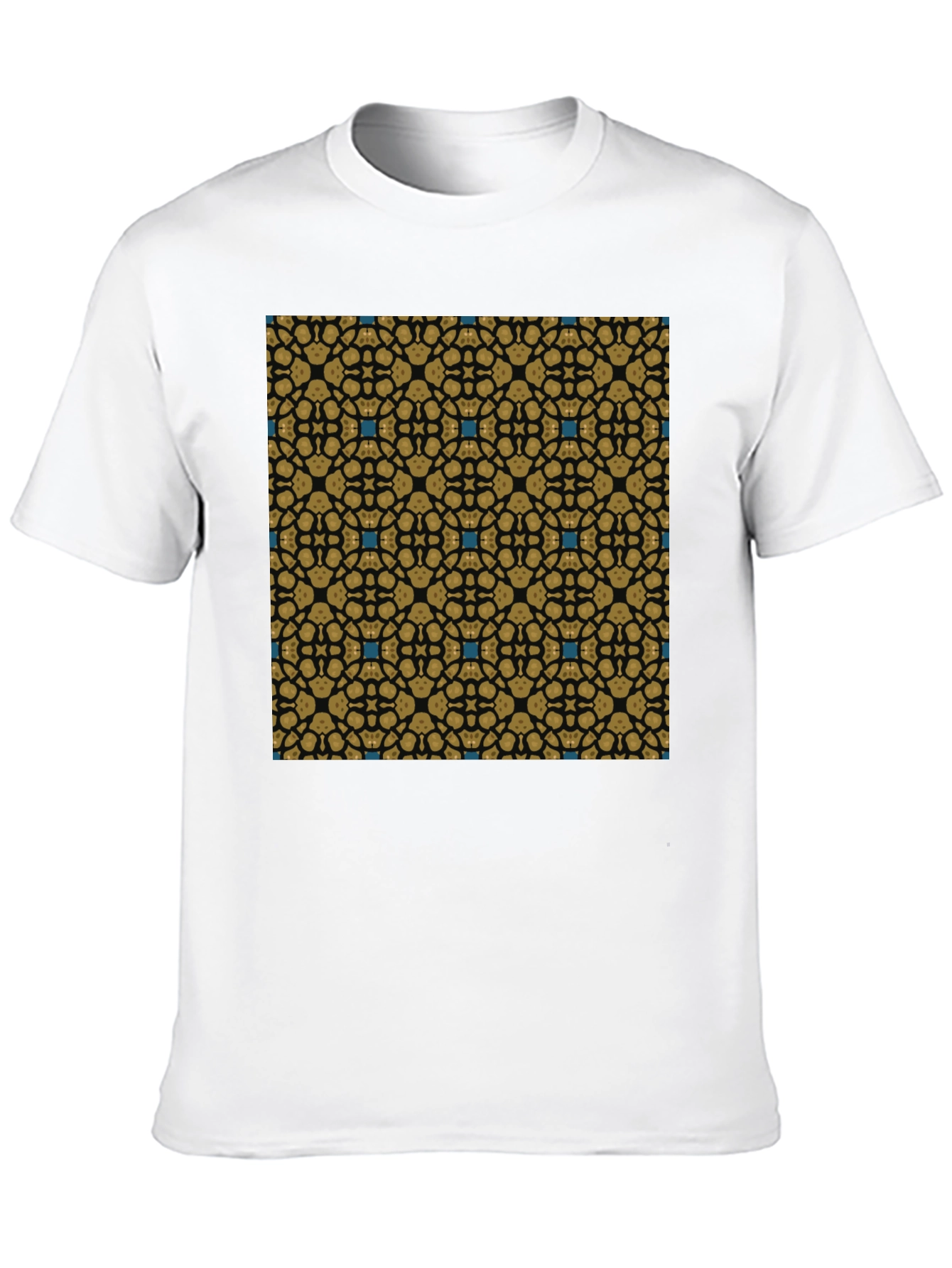 Geometric Pattern T-Shirt - Stylish Everyday Wear