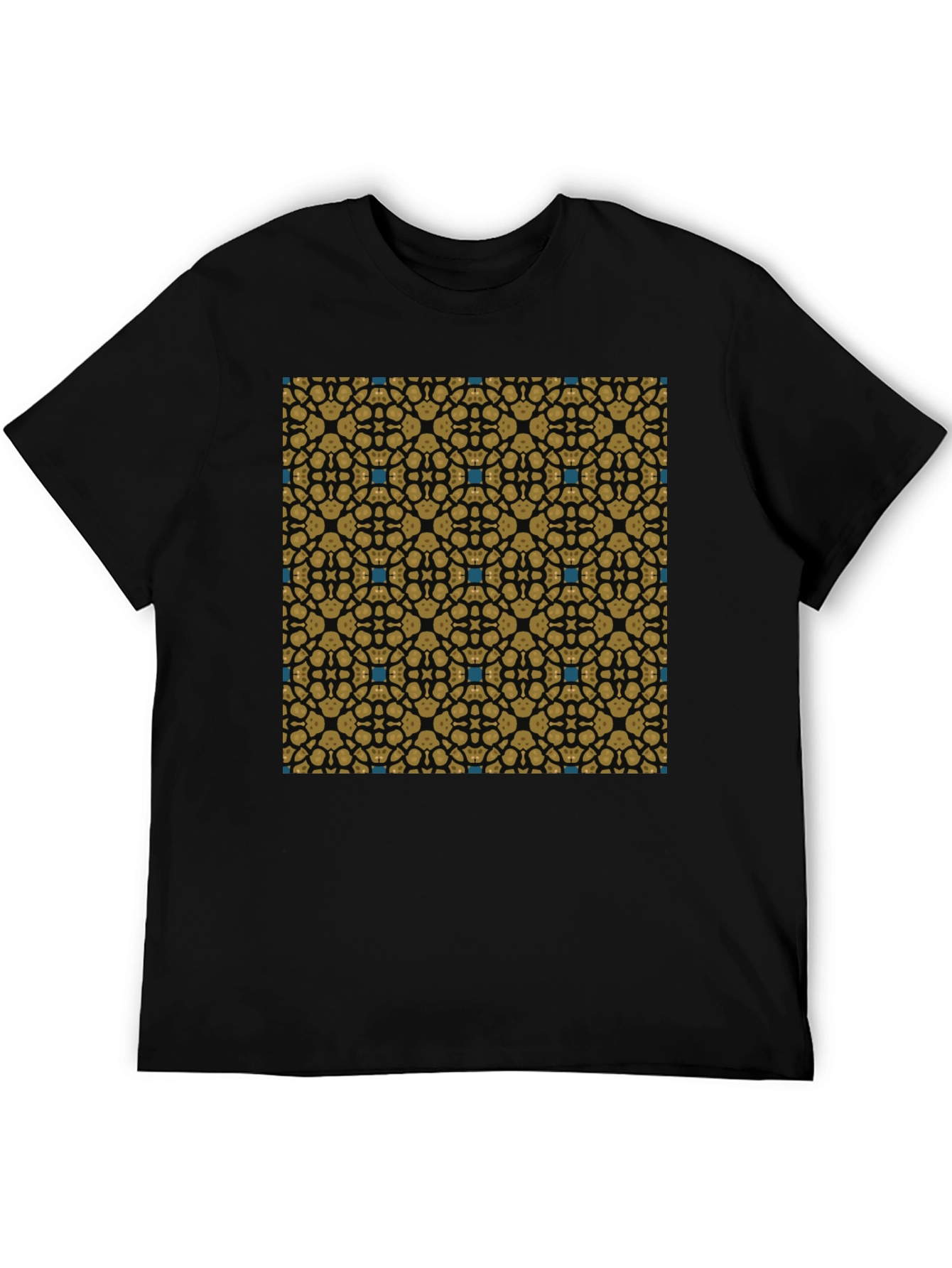 Geometric Pattern T-Shirt - Stylish Everyday Wear
