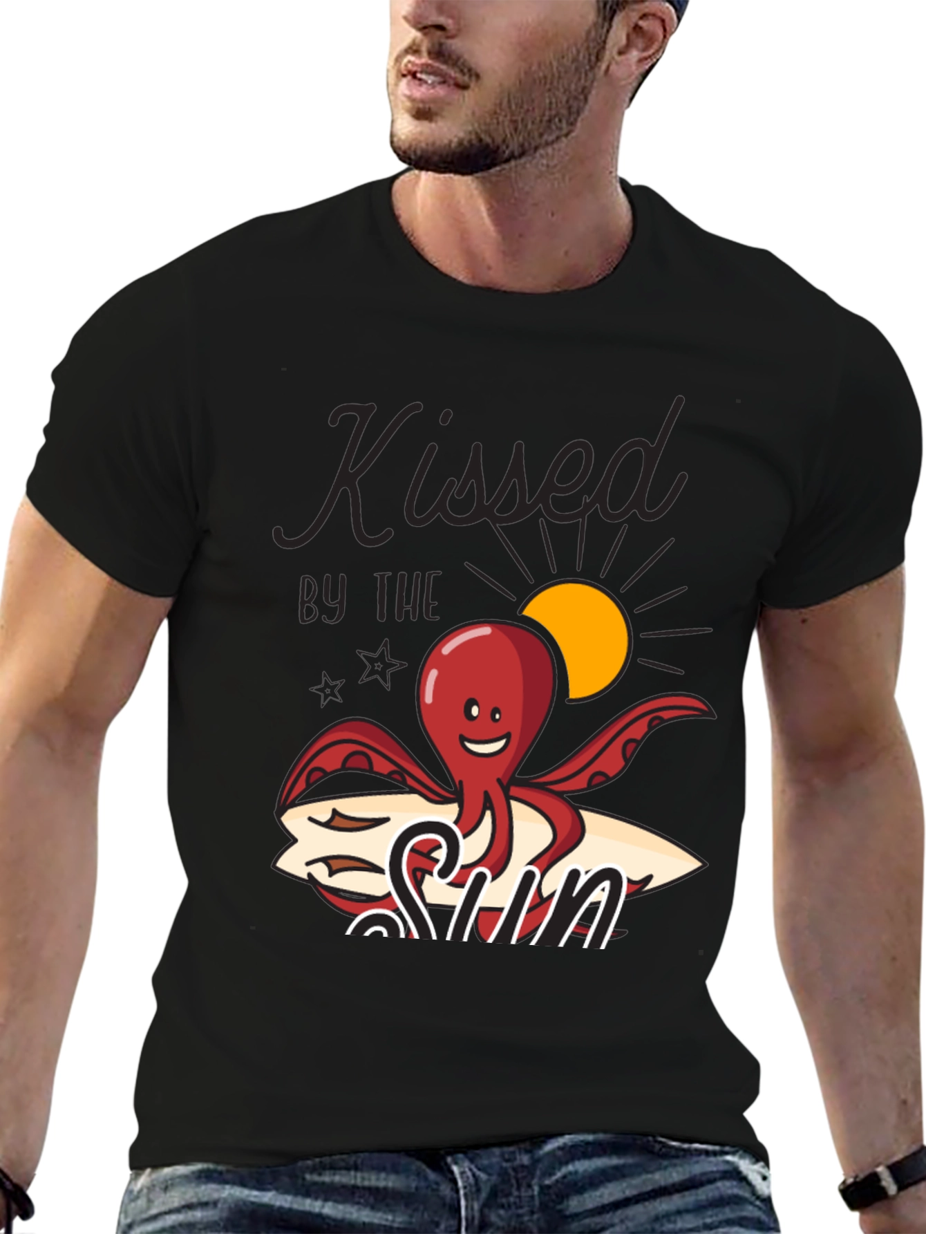 Kissed By The Sun Octopus Graphic Tee