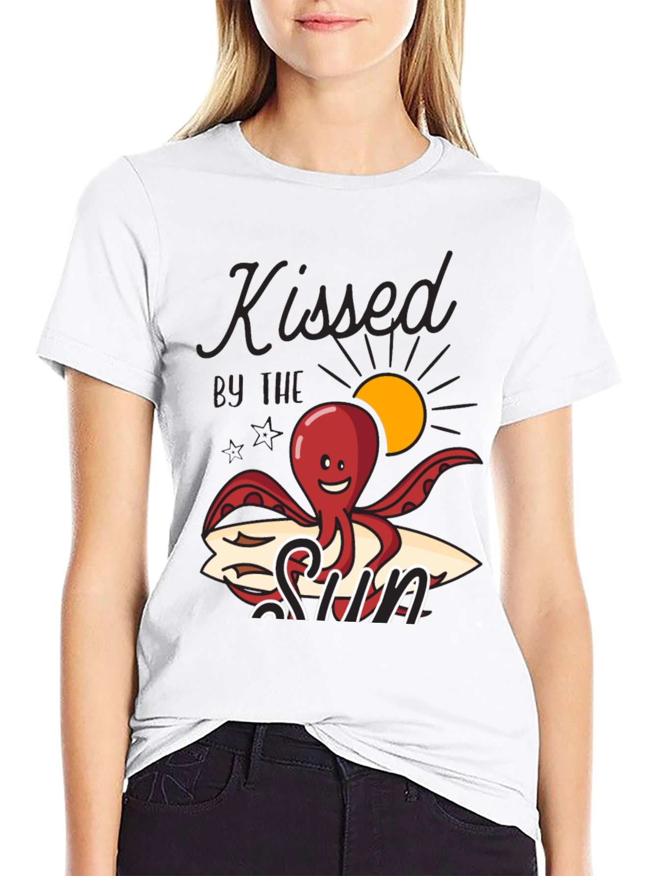 Kissed By The Sun Octopus Graphic Tee