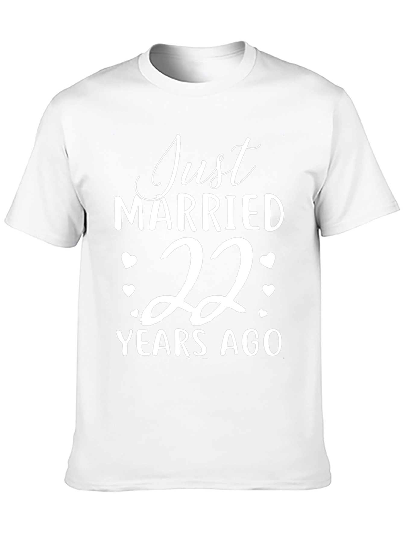 Just Married 22 Years Ago T-Shirt