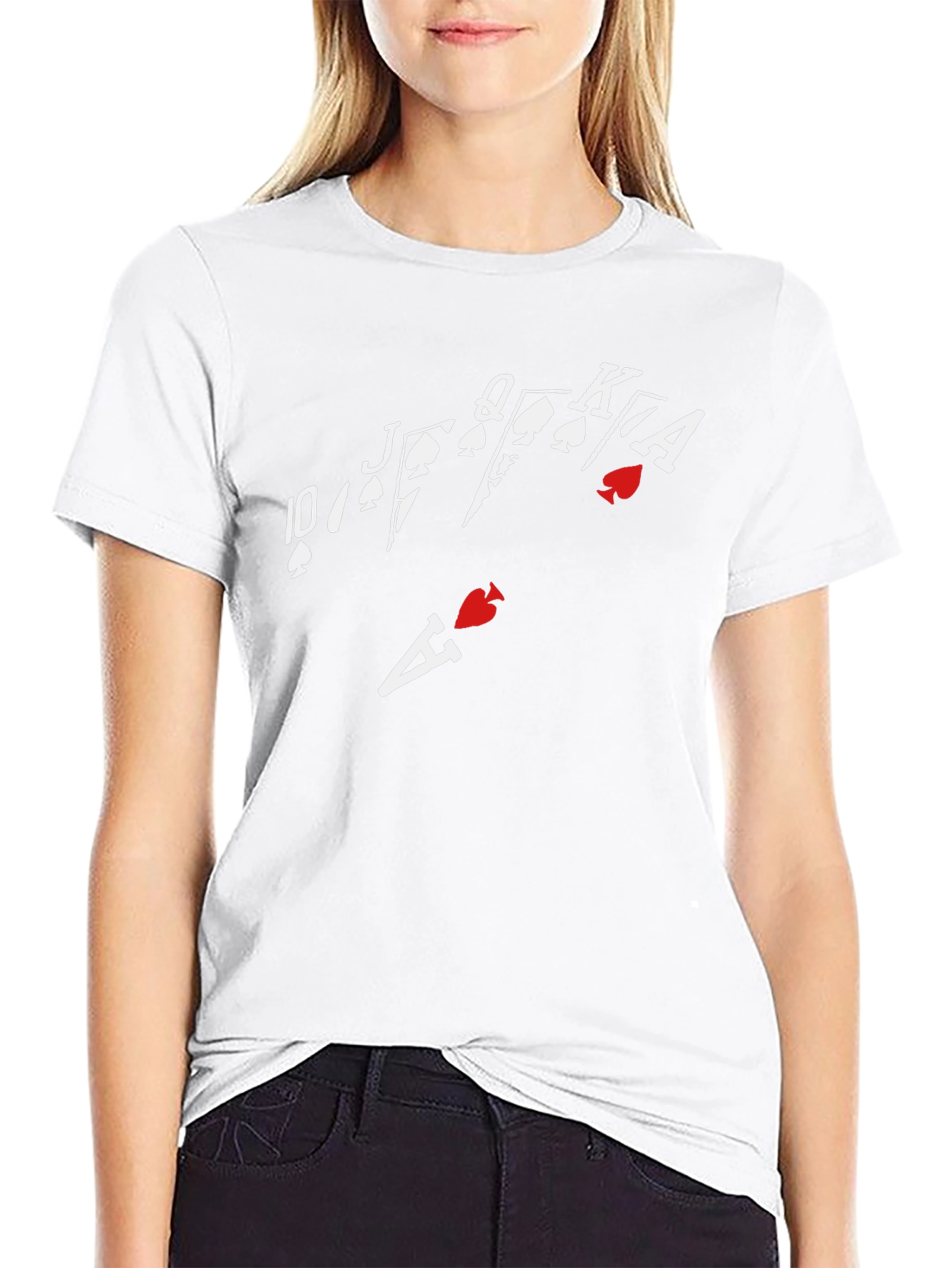 Royal Flush T-Shirt - Black Poker Tee