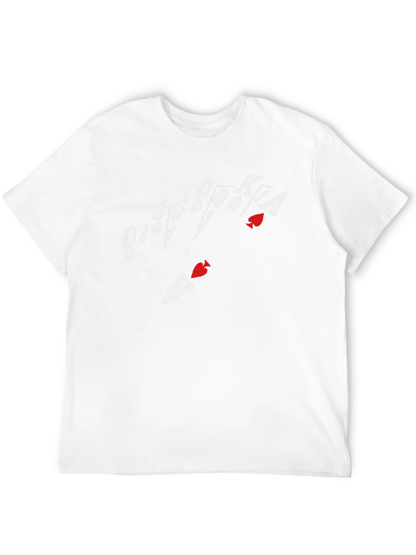 Royal Flush T-Shirt - Black Poker Tee