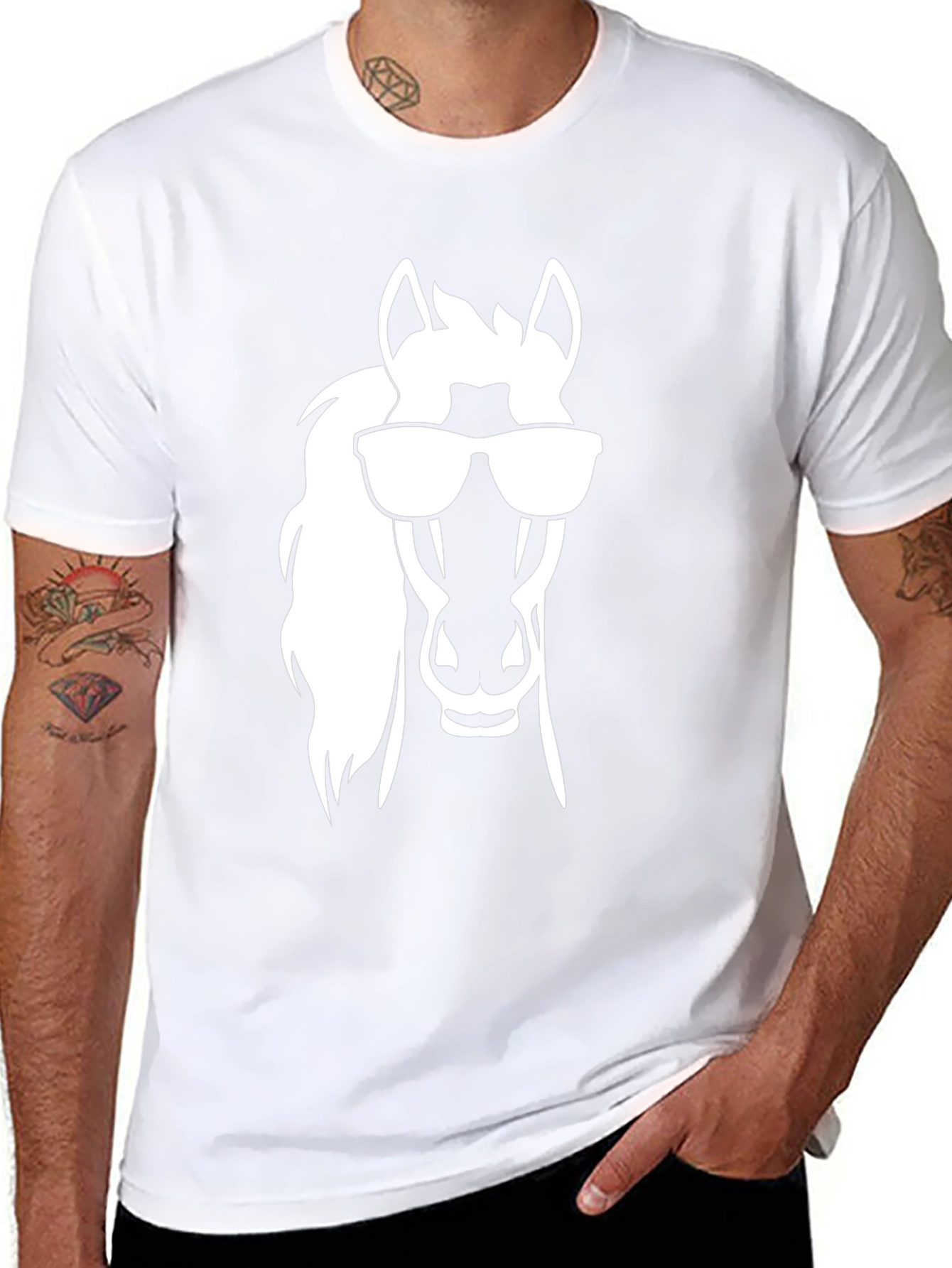 Cool Horse T-Shirt - Black