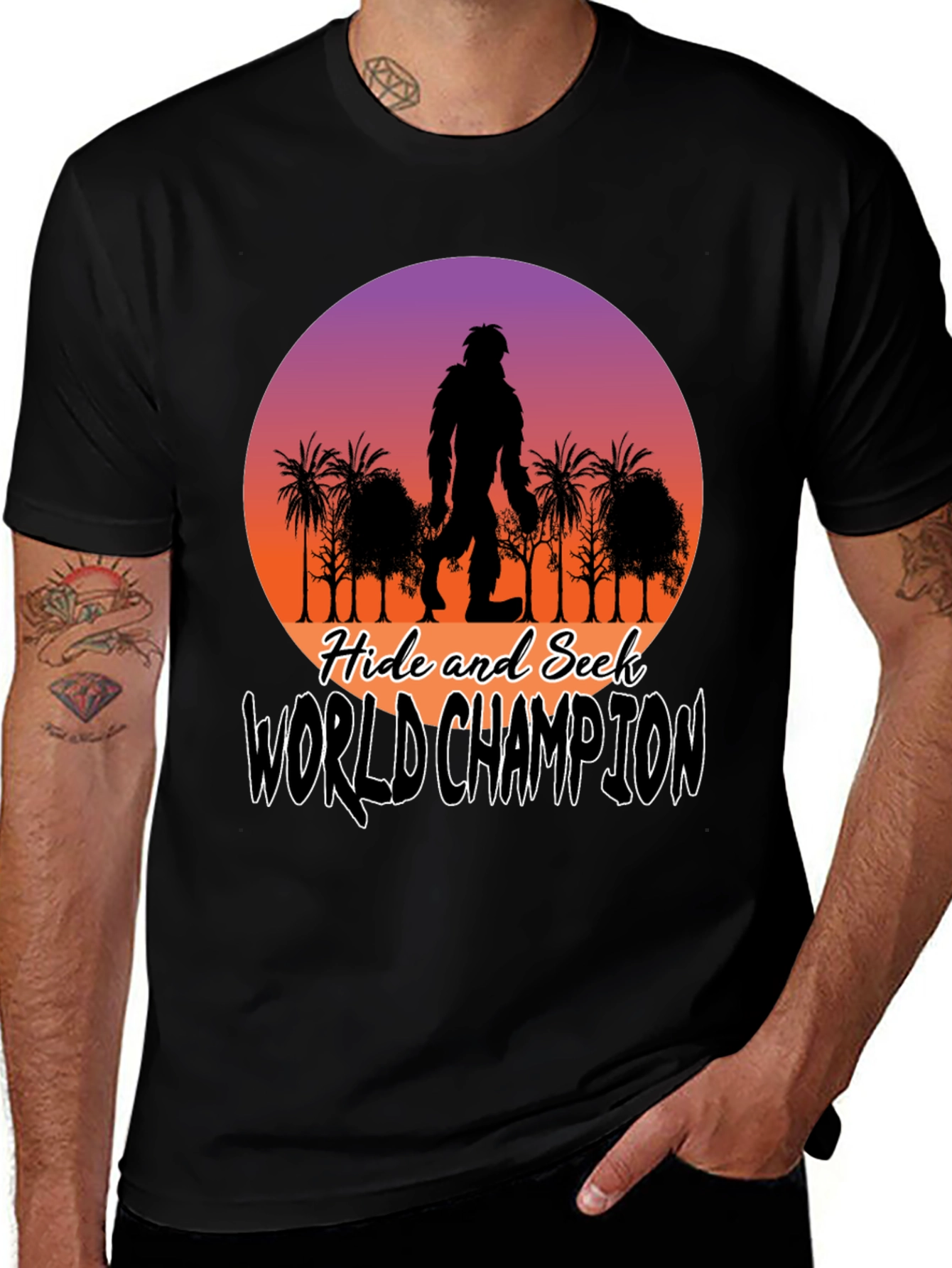 Hide & Seek World Champion Bigfoot T-Shirt