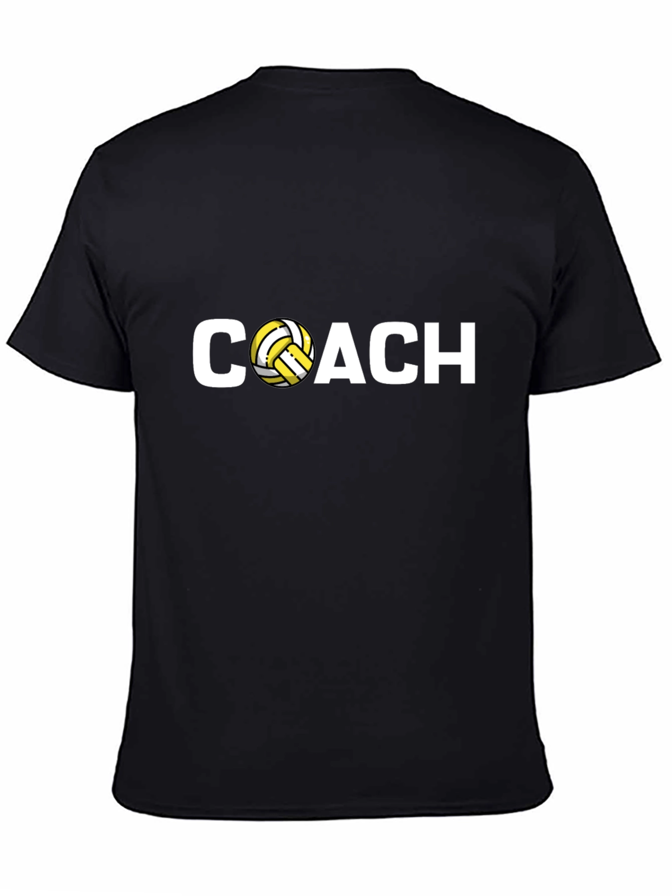 Volleyball Coach Black T-Shirt