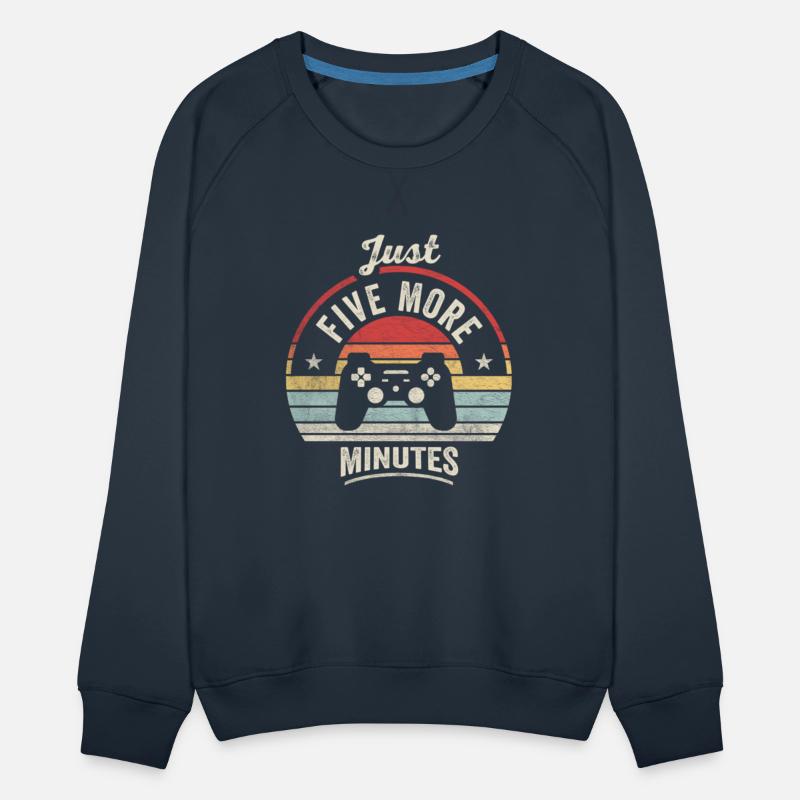 Gamer Statement Just Five More Minutes Fun Retro