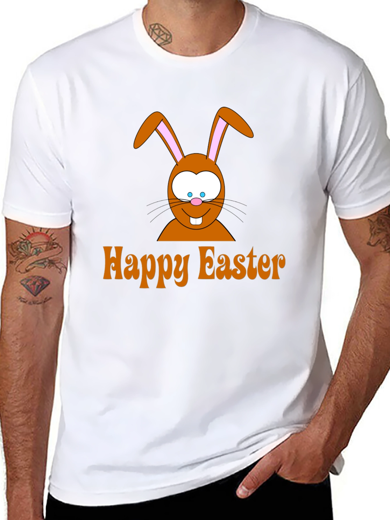 Happy Easter Bunny Graphic T-Shirt