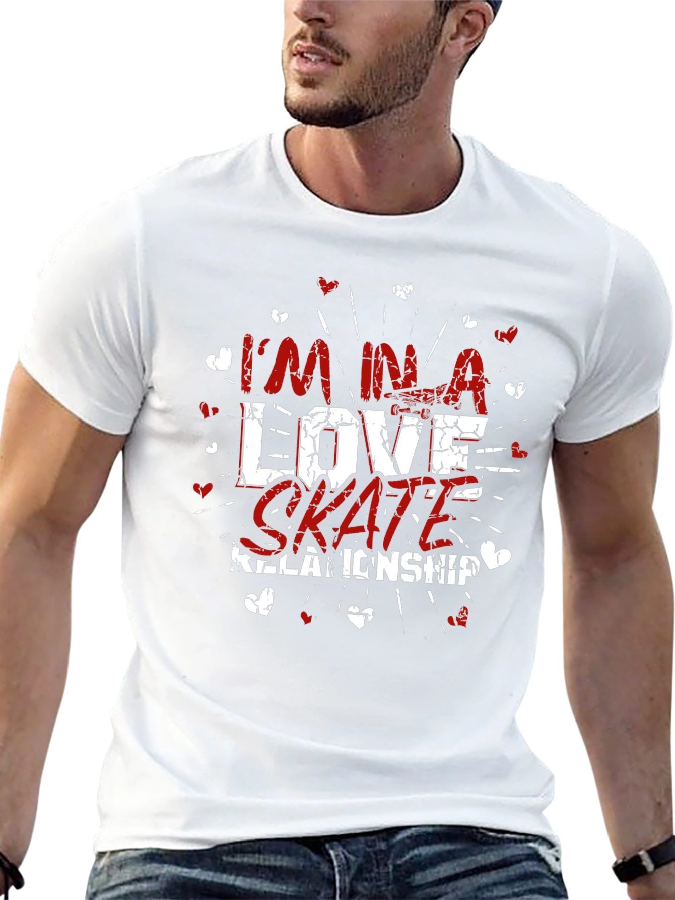 Skate Love Relationship T-Shirt