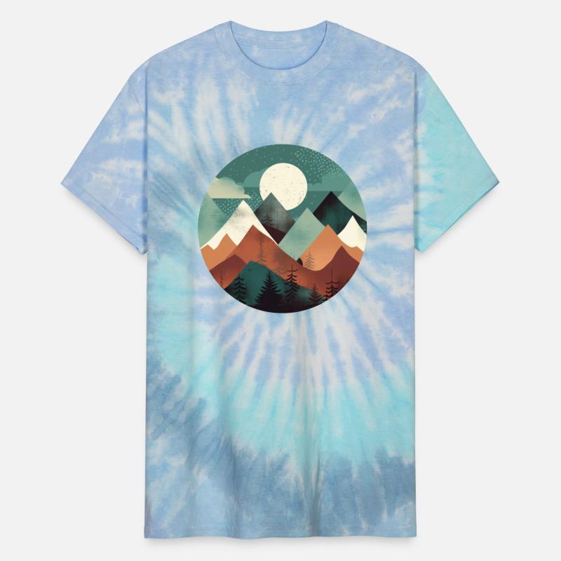 Geometric Flat layered Camping Sporty Design
